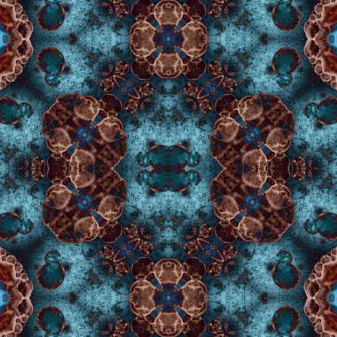 Kusursuz kare desenli. Soyut, dikişsiz doku. Yaratıcı bir geçmiş. kaleydoskop