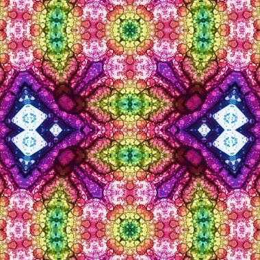 Kusursuz kare desenli. Soyut, dikişsiz doku. Yaratıcı bir geçmiş. kaleydoskop