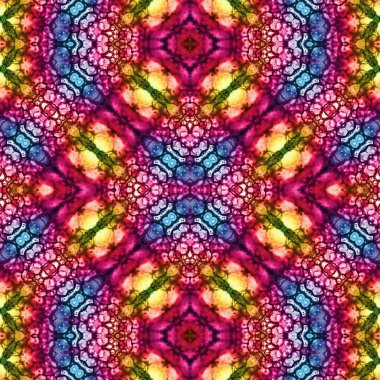 Kusursuz kare desenli. Soyut, dikişsiz doku. Yaratıcı bir geçmiş. kaleydoskop