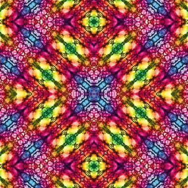 Kusursuz kare desenli. Soyut, dikişsiz doku. Yaratıcı bir geçmiş. kaleydoskop