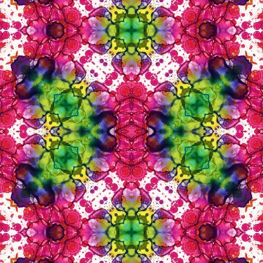 Kusursuz kare desenli. Soyut, dikişsiz doku. Yaratıcı bir geçmiş. kaleydoskop