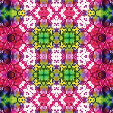 Kusursuz kare desenli. Soyut, dikişsiz doku. Yaratıcı bir geçmiş. kaleydoskop