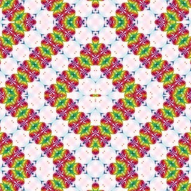 Kusursuz kare desenli. Soyut, dikişsiz doku. Yaratıcı bir geçmiş. kaleydoskop