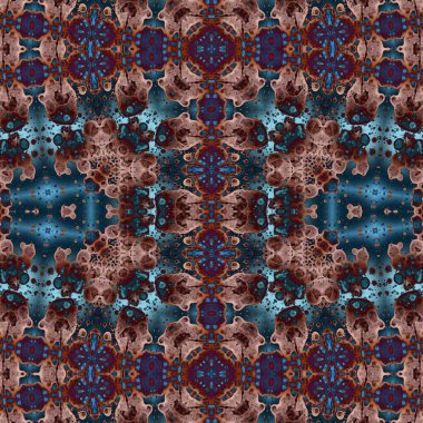 Kusursuz kare desenli. Soyut, dikişsiz doku. Yaratıcı bir geçmiş. kaleydoskop