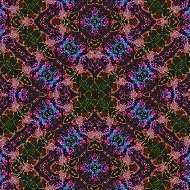 Kusursuz kare desenli. Soyut, dikişsiz doku. Yaratıcı bir geçmiş. kaleydoskop