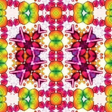 Seamless square pattern. Abstract seamless texture. Creative background. kaleidoscope