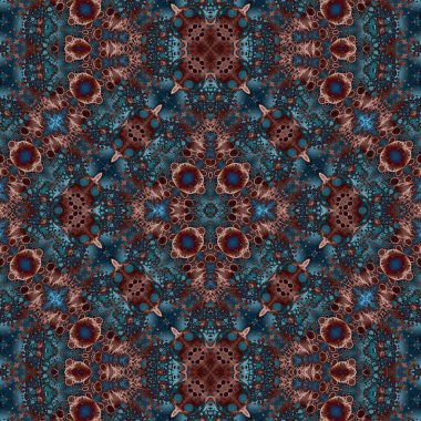 Kusursuz kare desenli. Soyut, dikişsiz doku. Yaratıcı bir geçmiş. kaleydoskop