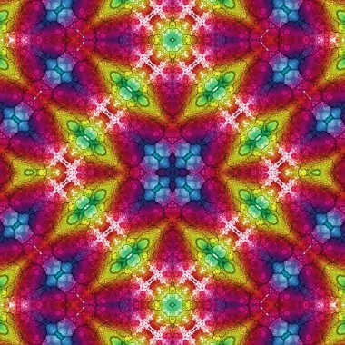 Kusursuz kare desenli. Soyut, dikişsiz doku. Yaratıcı bir geçmiş. kaleydoskop