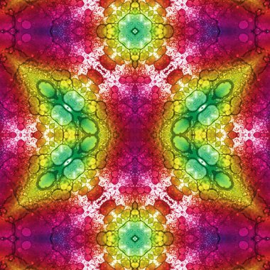 Kusursuz kare desenli. Soyut, dikişsiz doku. Yaratıcı bir geçmiş. kaleydoskop