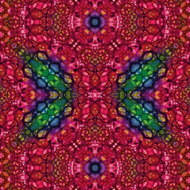 Kusursuz kare desenli. Soyut, dikişsiz doku. Yaratıcı bir geçmiş. kaleydoskop