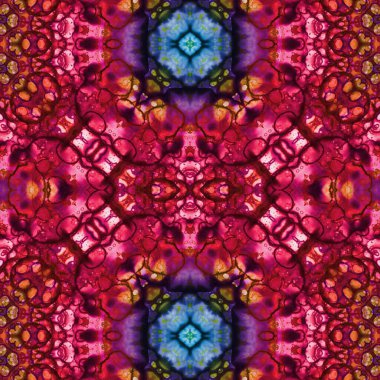 Kusursuz kare desenli. Soyut, dikişsiz doku. Yaratıcı bir geçmiş. kaleydoskop