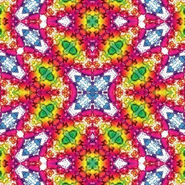 Kusursuz kare desenli. Soyut, dikişsiz doku. Yaratıcı bir geçmiş. kaleydoskop