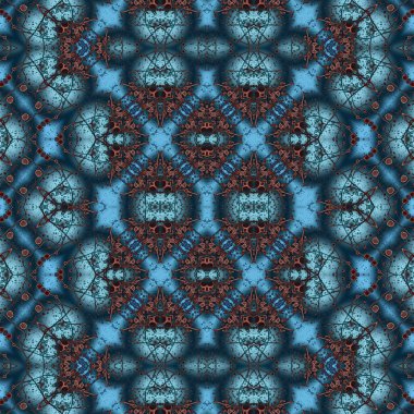 Seamless square pattern. Abstract seamless texture. Creative background. kaleidoscope