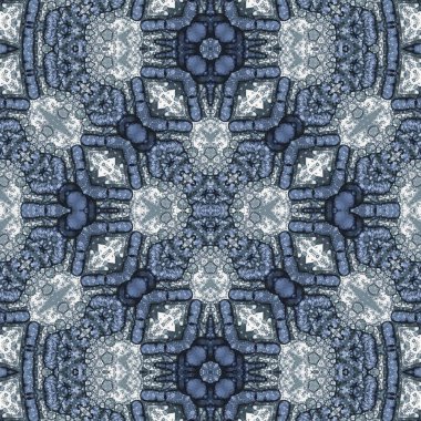 Kusursuz kare desenli. Soyut, dikişsiz doku. Yaratıcı bir geçmiş. kaleydoskop