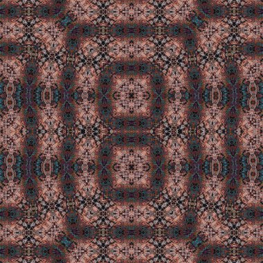 Kusursuz soyut desen. Kusursuz soyut bir arkaplan. Kaotik doku. Mandala