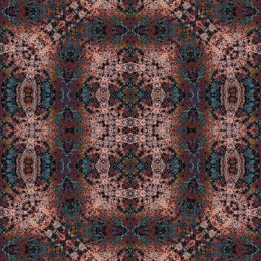 Kusursuz soyut desen. Kusursuz soyut bir arkaplan. Kaotik doku. Mandala