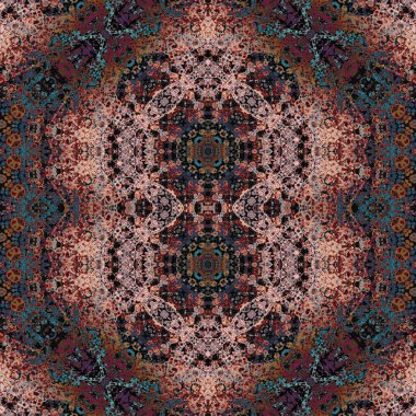 Kusursuz soyut desen. Kusursuz soyut bir arkaplan. Kaotik doku. Mandala