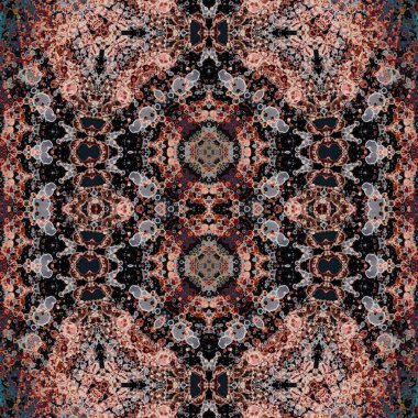 Kusursuz soyut desen. Kusursuz soyut bir arkaplan. Kaotik doku. Mandala