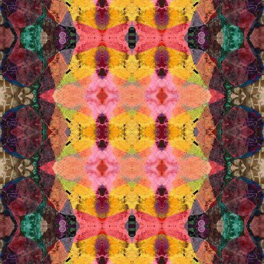 Kusursuz soyut desen. Kusursuz soyut bir arkaplan. Kaotik doku. Mandala