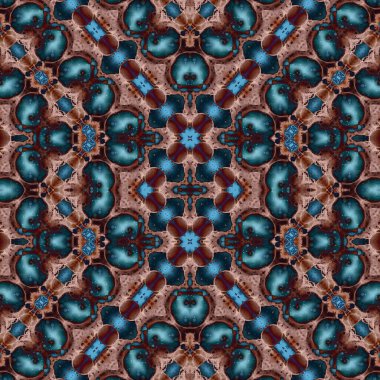 Kusursuz soyut desen. Kusursuz soyut bir arkaplan. Kaotik doku. Mandala