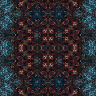 Kusursuz soyut desen. Kusursuz soyut bir arkaplan. Kaotik doku. Mandala