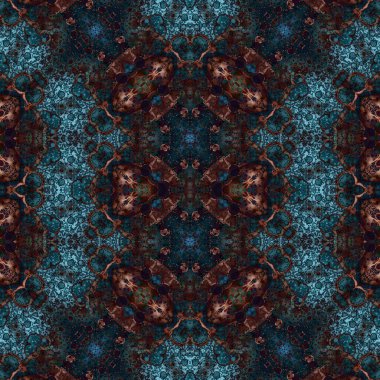 Kusursuz soyut desen. Kusursuz soyut bir arkaplan. Kaotik doku. Mandala