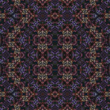 Kusursuz soyut desen. Kusursuz soyut bir arkaplan. Kaotik doku. Mandala