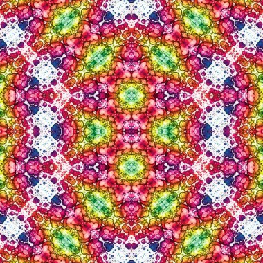 Kusursuz soyut desen. Kusursuz soyut bir arkaplan. Kaotik doku. Mandala