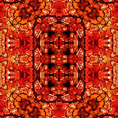 Kusursuz soyut desen. Kusursuz soyut bir arkaplan. Kaotik doku. Mandala