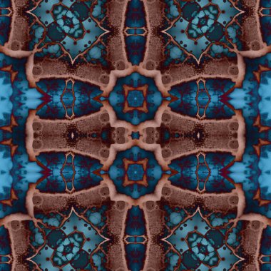 Kusursuz soyut desen. Kusursuz soyut bir arkaplan. Kaotik doku. Mandala