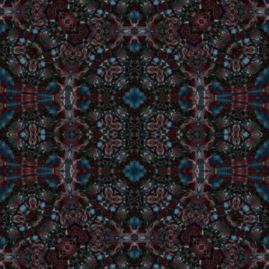 Kusursuz soyut desen. Kusursuz soyut bir arkaplan. Kaotik doku. Mandala