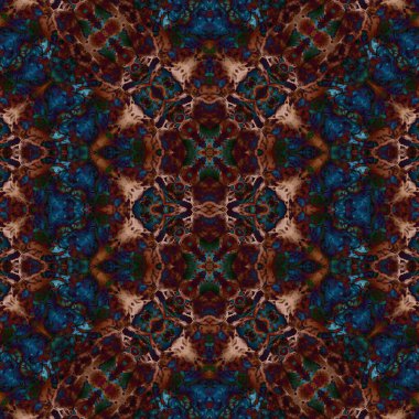 Kusursuz soyut desen. Kusursuz soyut bir arkaplan. Kaotik doku. Mandala