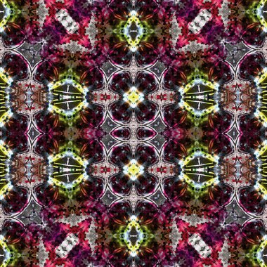 Kusursuz soyut desen. Kusursuz soyut bir arkaplan. Kaotik doku. Mandala