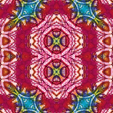 Kusursuz soyut desen. Kusursuz soyut bir arkaplan. Kaotik doku. Mandala