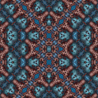 Kusursuz soyut desen. Kusursuz soyut bir arkaplan. Kaotik doku. Mandala