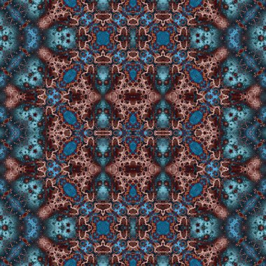 Kusursuz soyut desen. Kusursuz soyut bir arkaplan. Kaotik doku. Mandala