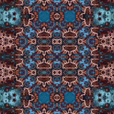 Kusursuz soyut desen. Kusursuz soyut bir arkaplan. Kaotik doku. Mandala