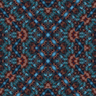 Kusursuz soyut desen. Kusursuz soyut bir arkaplan. Kaotik doku. Mandala