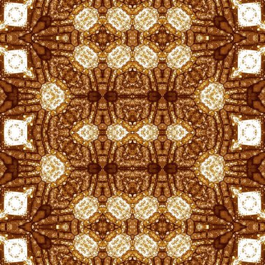 Kusursuz soyut desen. Kusursuz soyut bir arkaplan. Kaotik doku. Mandala