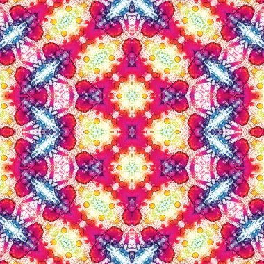 Kusursuz soyut desen. Kusursuz soyut bir arkaplan. Kaotik doku. Mandala