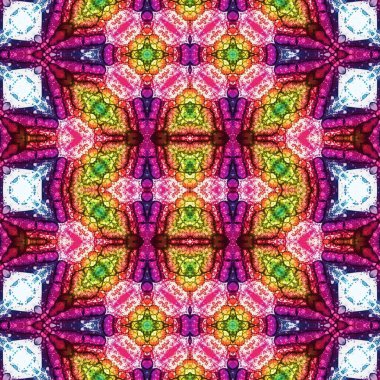 Kusursuz soyut desen. Kusursuz soyut bir arkaplan. Kaotik doku. Mandala