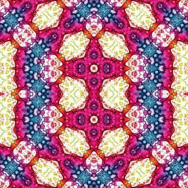 Kusursuz soyut desen. Kusursuz soyut bir arkaplan. Kaotik doku. Mandala