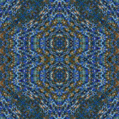 Kusursuz soyut desen. Kusursuz soyut bir arkaplan. Kaotik doku. Mandala