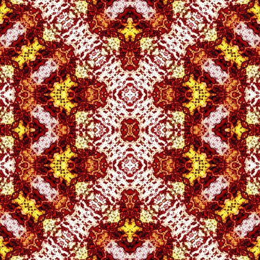 Kusursuz soyut desen. Kusursuz soyut bir arkaplan. Kaotik doku. Mandala