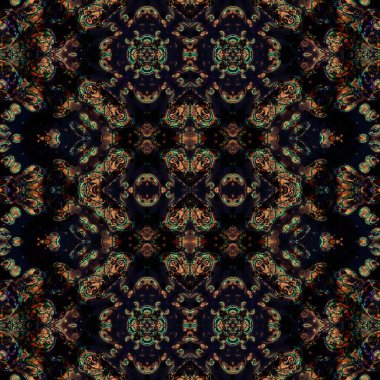 Kusursuz soyut desen. Kusursuz soyut bir arkaplan. Kaotik doku. Mandala