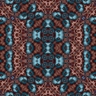 Kusursuz soyut desen. Kusursuz soyut bir arkaplan. Kaotik doku. Mandala