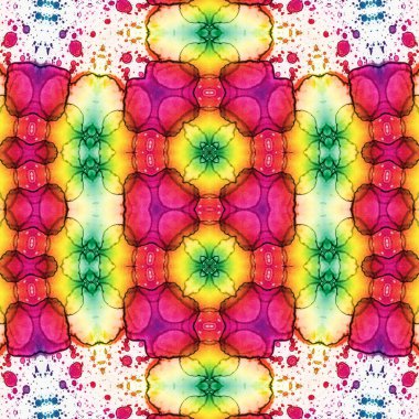 Kusursuz soyut desen. Kusursuz soyut bir arkaplan. Kaotik doku. Mandala