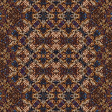 Kusursuz soyut desen. Kusursuz soyut bir arkaplan. Kaotik doku. Mandala