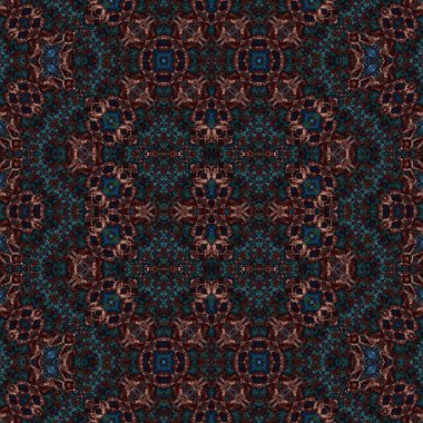 Kusursuz soyut desen. Kusursuz soyut bir arkaplan. Kaotik doku. Mandala