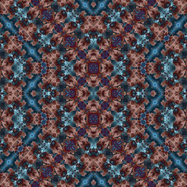 Kusursuz soyut desen. Kusursuz soyut bir arkaplan. Kaotik doku. Mandala